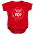 TOOTSIE ROLL/TOOTSIE ROLL POP LOGO - INFANT SNAPSUIT - RED