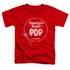 TOOTSIE ROLL/TOOTSIE ROLL POP LOGO - S/S TODDLER TEE - RED