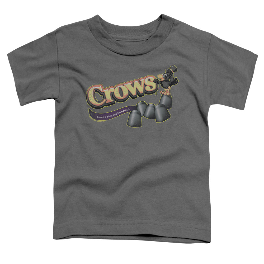 TOOTSIE ROLL/CROWS - S/S TODDLER TEE - CHARCOAL