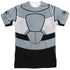 TEEN TITANS GO/CYBORG UNIFORM (FRONT/BACK PRINT) - S/S ADULT POLY CREW - MULTI