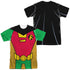 TEEN TITANS GO/ROBIN UNIFORM (FRONT/BACK PRINT) - S/S ADULT POLY CREW - MULTI