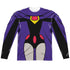 TEEN TITANS GO/RAVEN UNIFORM (FRONT/BACK PRINT) - L/S ADULT POLY CREW  - MULTI