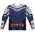 TEEN TITANS GO TO THE MOVIES/SLADE UNIFORM (FRONT/BACK PRINT) - L/S ADULT POLY CREW  - MULTI