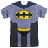 TEEN TITANS GO TO THE MOVIES/BATMAN UNIFORM (FRONT/BACK PRINT) - S/S ADULT POLY CREW - MULTI