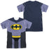TEEN TITANS GO TO THE MOVIES/BATMAN UNIFORM (FRONT/BACK PRINT) - S/S ADULT POLY CREW - MULTI