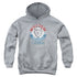 THREE STOOGES/CURLY FOR PRESIDENT -  YOUTH PULLOVER HOODIE  - ATHLETIC HEATHER