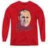 THREE STOOGES/WHY SOITENLY - YOUTH LONG SLEEVE TEE - RED