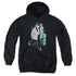 THREE STOOGES/MOE STYLE - YOUTH PULLOVER HOODIE - BLACK