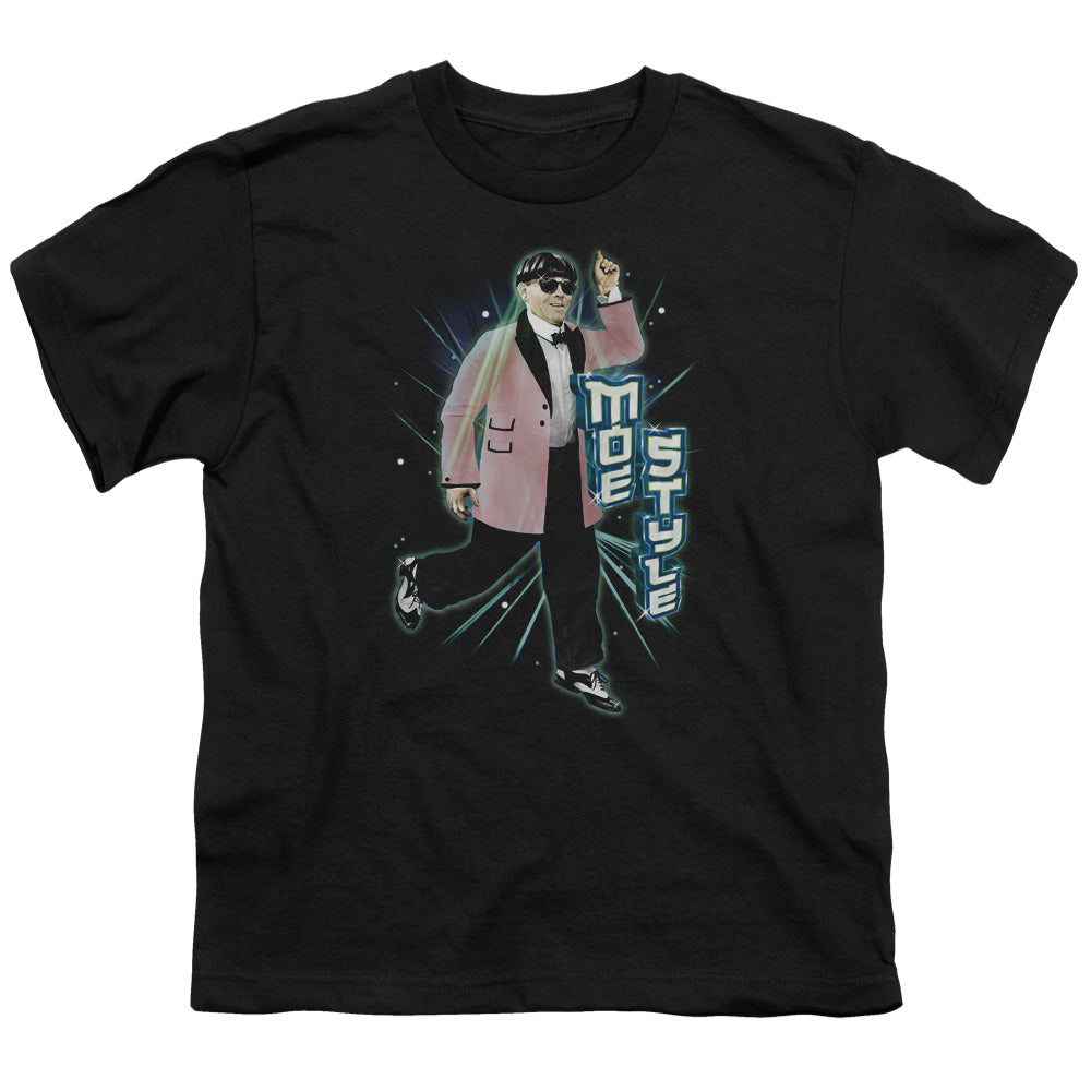 THREE STOOGES/MOE STYLE - S/S YOUTH 18/1 - BLACK