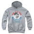 THREE STOOGES/MOE FOR PRESIDENT - YOUTH PULLOVER HOODIE - ATHLETIC HEATHER