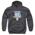 THREE STOOGES/85TH ANNIVERSARY 2 - YOUTH PULLOVER HOODIE - CHARCOAL