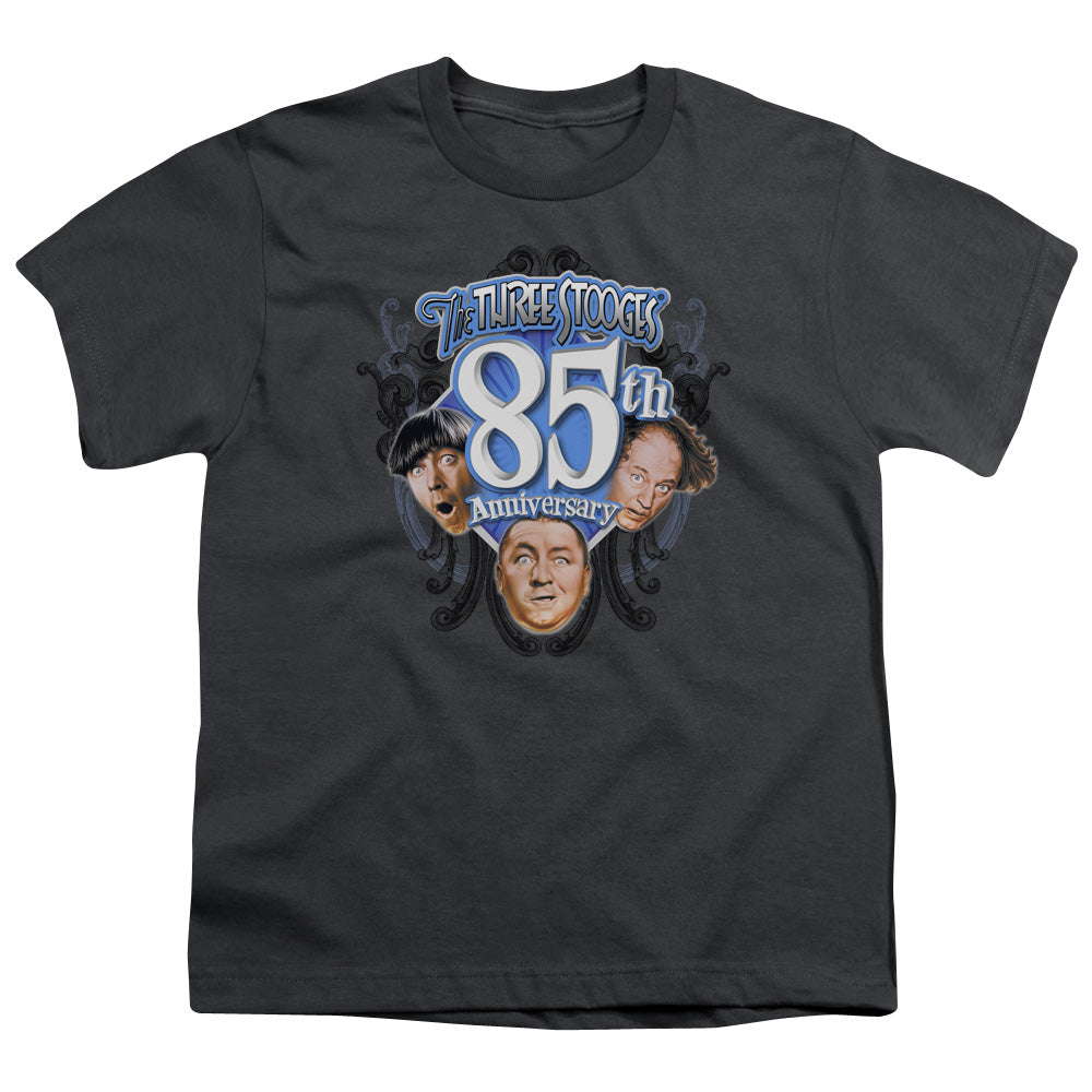 THREE STOOGES/85TH ANNIVERSARY 2 - S/S YOUTH 18/1 - CHARCOAL