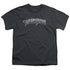 THREE STOOGES/METALLIC LOGO - S/S YOUTH 18/1 - CHARCOAL