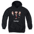 THREE STOOGES/WISEGUYS - YOUTH PULLOVER HOODIE - BLACK