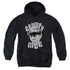 THREE STOOGES/GRUMPY MOE - YOUTH PULLOVER HOODIE - BLACK