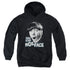 THREE STOOGES/MOE FACE - YOUTH PULLOVER HOODIE - BLACK