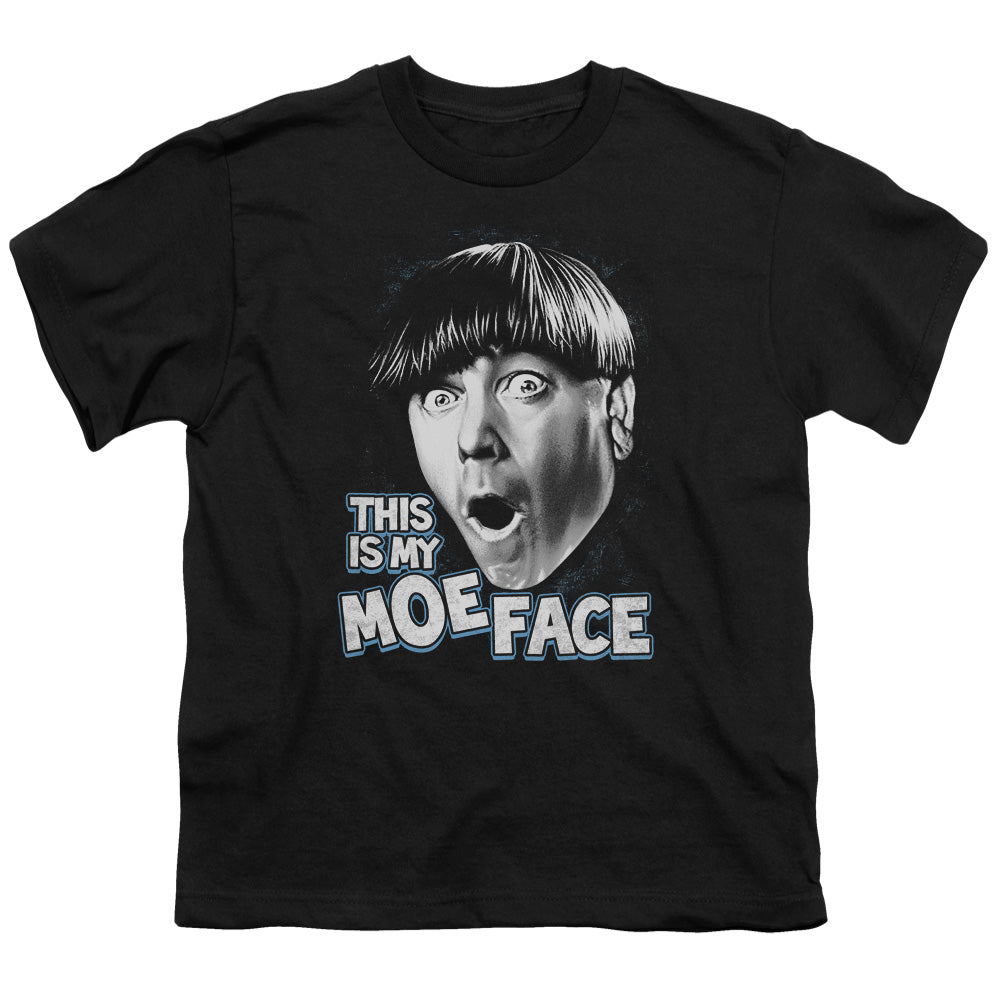 THREE STOOGES/MOE FACE - S/S YOUTH 18/1 - BLACK