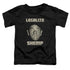 THREE STOOGES/LEGALIZE SHEMP - S/S TODDLER TEE - BLACK