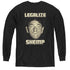 THREE STOOGES/LEGALIZE SHEMP - YOUTH LONG SLEEVE TEE - BLACK