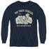 THREE STOOGES/WITHOUT CENTS - YOUTH LONG SLEEVE TEE - NAVY