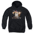 THREE STOOGES/NYUK DYNASTY 2 - YOUTH PULLOVER HOODIE - BLACK