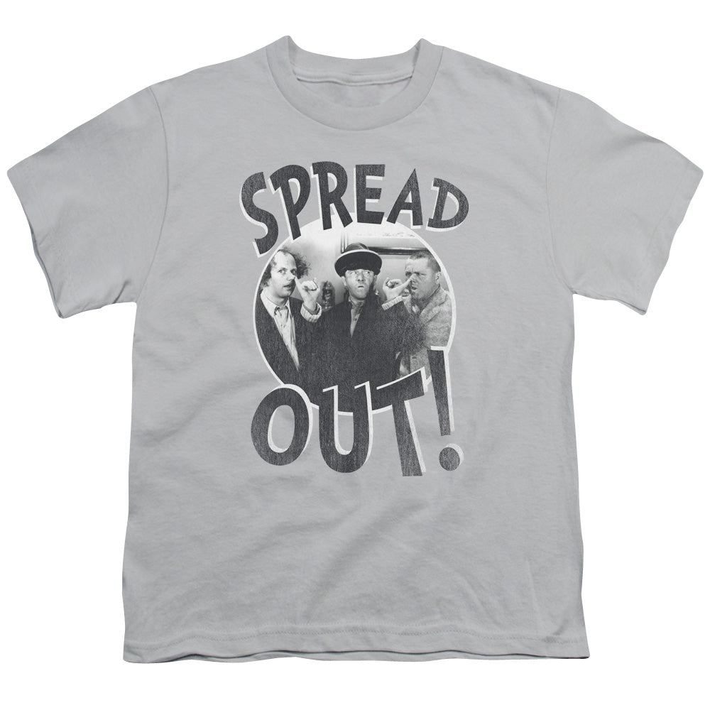 THREE STOOGES/SPREAD OUT - S/S YOUTH 18/1 - SILVER