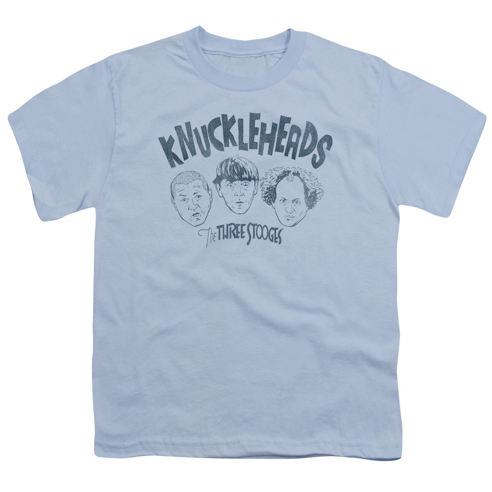 THREE STOOGES/KNUCKLEHEADS - S/S YOUTH 18/1 - LIGHT BLUE