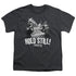 THREE STOOGES/HOLD STILL - S/S YOUTH 18/1 - CHARCOAL
