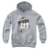 THREE STOOGES/HEY LADIES - YOUTH PULLOVER HOODIE - ATHLETIC HEATHER