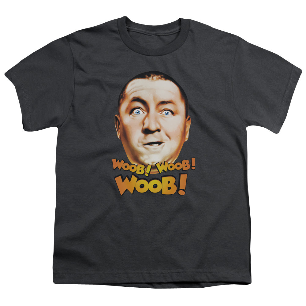 THREE STOOGES/WOOB WOOB WOOB - S/S YOUTH 18/1 - CHARCOAL