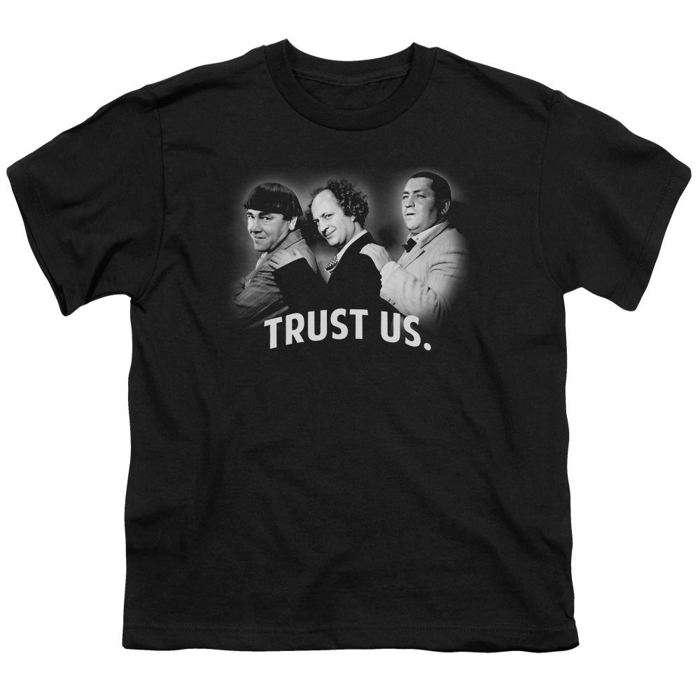 THREE STOOGES/TURST US - S/S YOUTH 18/1 - BLACK