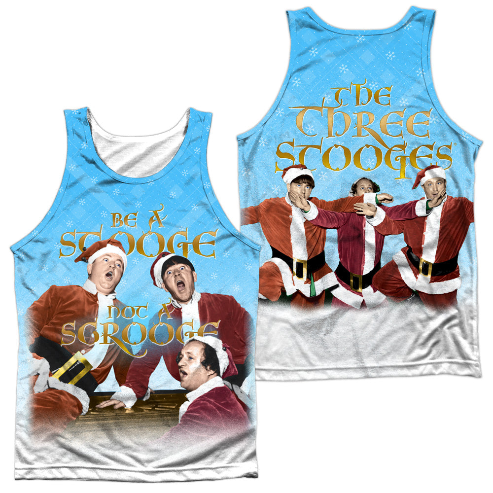 THREE STOOGES/BE A STOOGE (FRONT/BACK PRINT) - ADULT POLY TANK TOP - MULTI