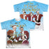 THREE STOOGES/BE A STOOGE (FRONT/BACK PRINT) - S/S YOUTH POLY CREW - MULTI