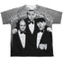 THREE STOOGES/CLASSY FELLAS (FRONT/BACK PRINT) - S/S YOUTH POLY CREW - MULTI