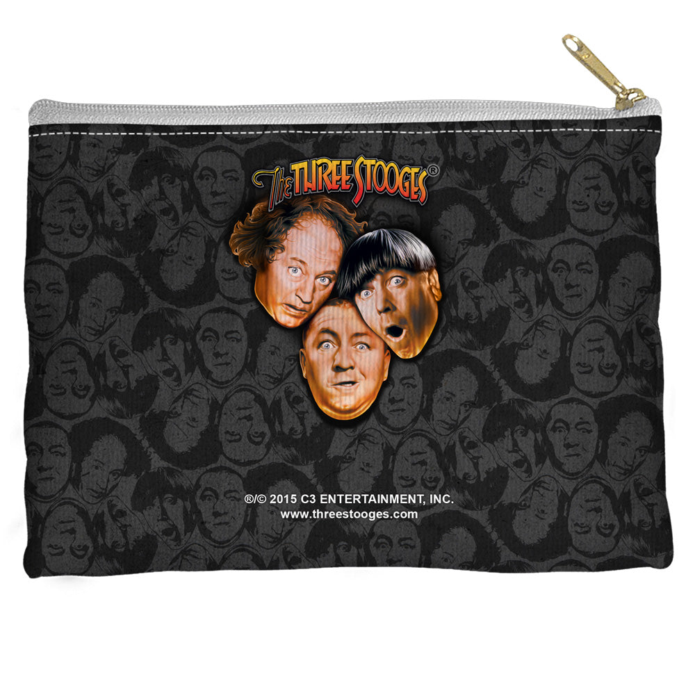 MOE HOWARD JEROME HOWARD AND LARRY FINE/STOOGES ALL OVER - STRAIGHT BOTTOM ACCESSORY POUCH