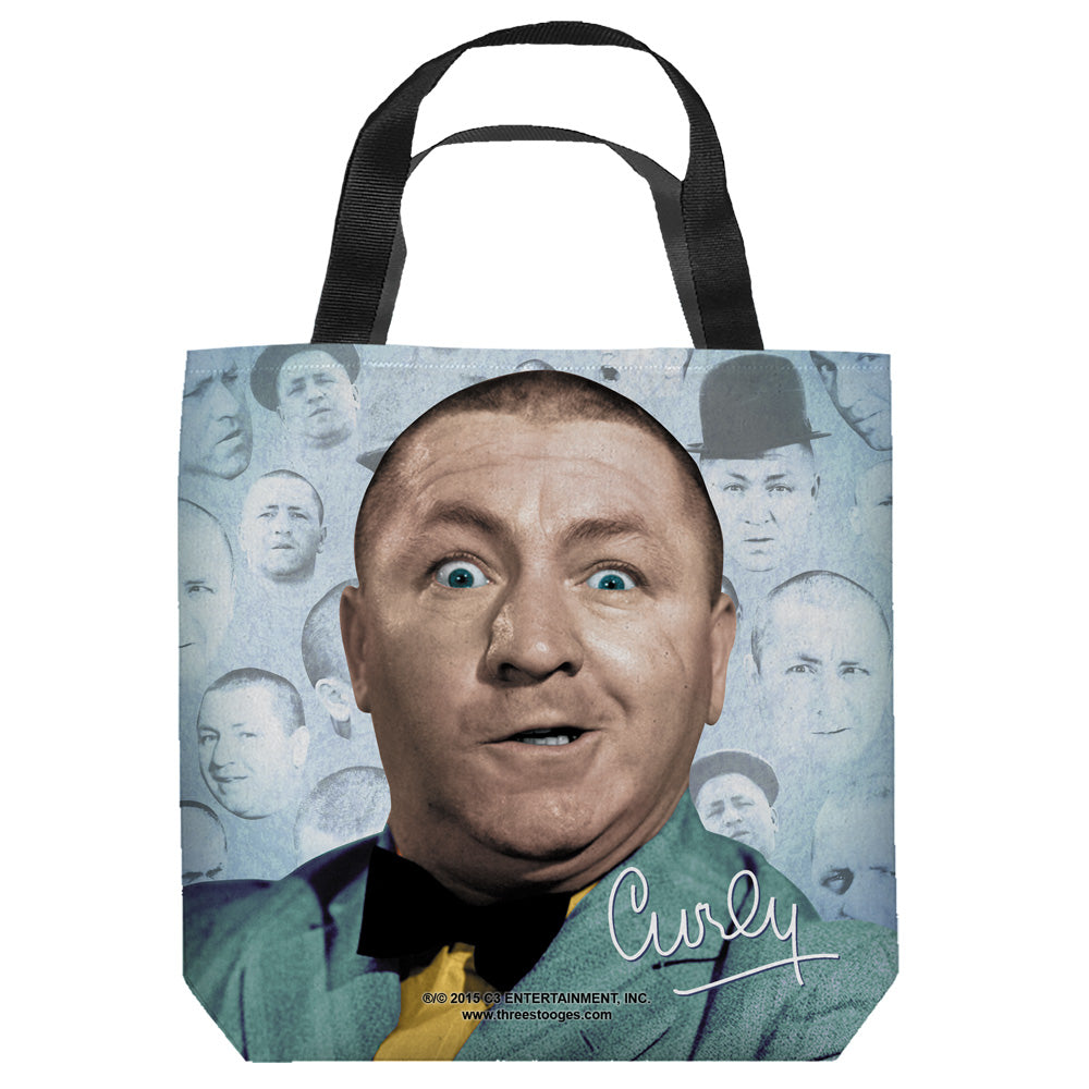 THREE STOOGES/CURLY HEADS - TOTE BAG