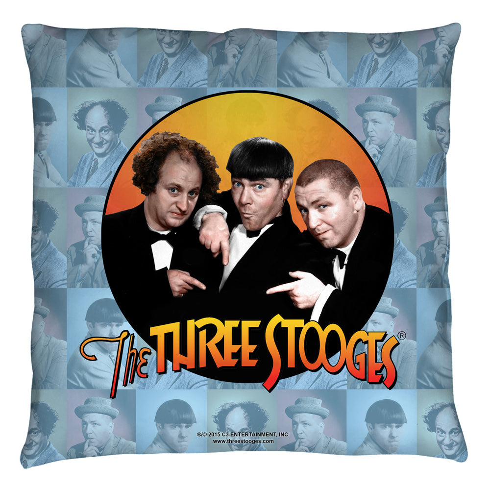 THREE STOOGES/PORTRAITS - THROW PILLOW