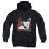 THREE STOOGES/GET OUTTA HERE - YOUTH PULLOVER HOODIE - BLACK