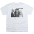 THREE STOOGES/CUTOFF - S/S YOUTH 18/1 - WHITE