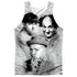 THREE STOOGES/SIGNATURE (FRONT/BACK PRINT) - ADULT POLY TANK TOP - MULTI