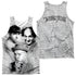 THREE STOOGES/SIGNATURE (FRONT/BACK PRINT) - ADULT POLY TANK TOP - MULTI