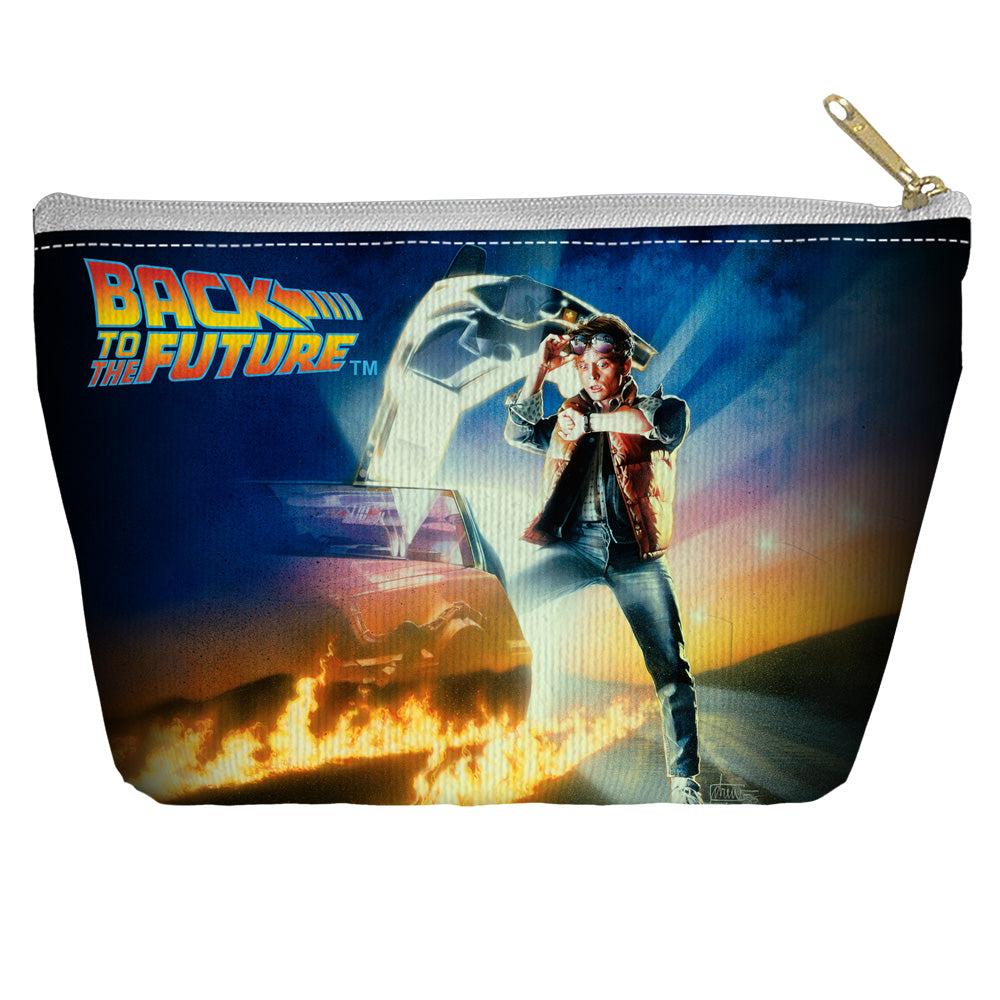 BACK TO THE FUTURE/BTTF POSTER - T-BOTTOM ACCESSORY POUCH