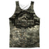 JURASSIC PARK/JURASSIC STONE (FRONT/BACK PRINT) - ADULT POLY TANK TOP - MULTI