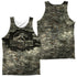 JURASSIC PARK/JURASSIC STONE (FRONT/BACK PRINT) - ADULT POLY TANK TOP - MULTI