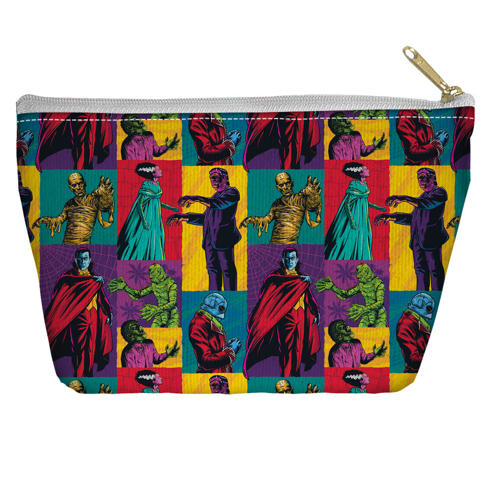 UNIVERSAL MONSTERS/COLLAGE - T-BOTTOM ACCESSORY POUCH