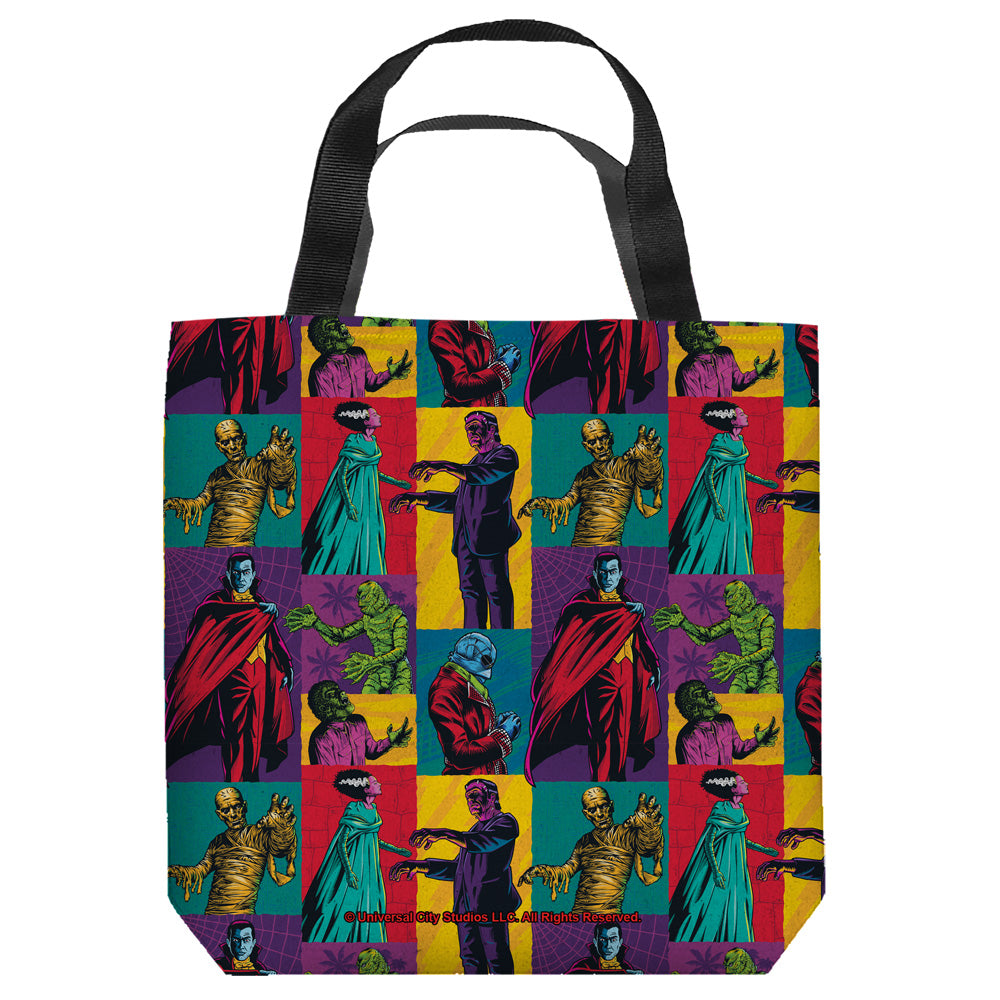 UNIVERSAL MONSTERS/COLLAGE - TOTE BAG