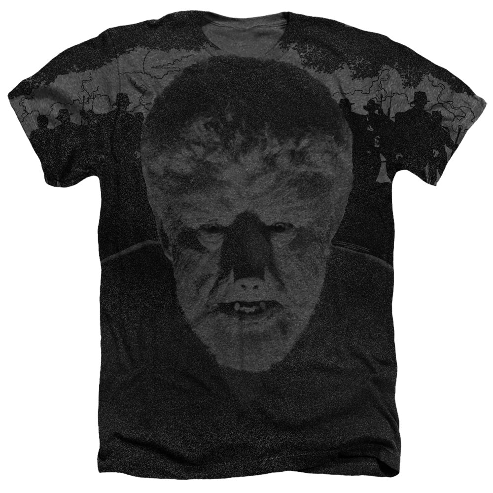 UNIVERSAL MONSTERS/WOLFMAN - ADULT HEATHER - CHARCOAL