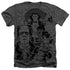 UNIVERSAL MONSTERS/MONSTER PILE - ADULT HEATHER - CHARCOAL