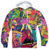 UNIVERSAL MONSTERS/POSTER MASH (FRONT/BACK PRINT) - ADULT POLY PULLOVER HOODIE - MULTI
