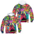 UNIVERSAL MONSTERS/POSTER MASH (FRONT/BACK PRINT) - ADULT POLY PULLOVER HOODIE - MULTI